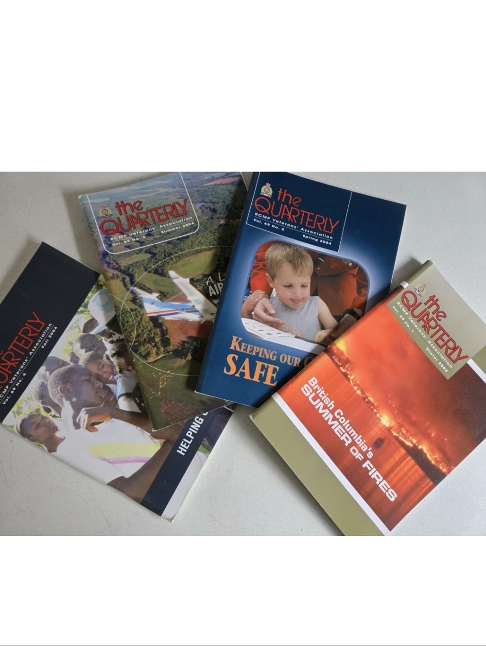 The Quarterly RCMP Royal Canadian Mounted Police Magazine Lot 2004